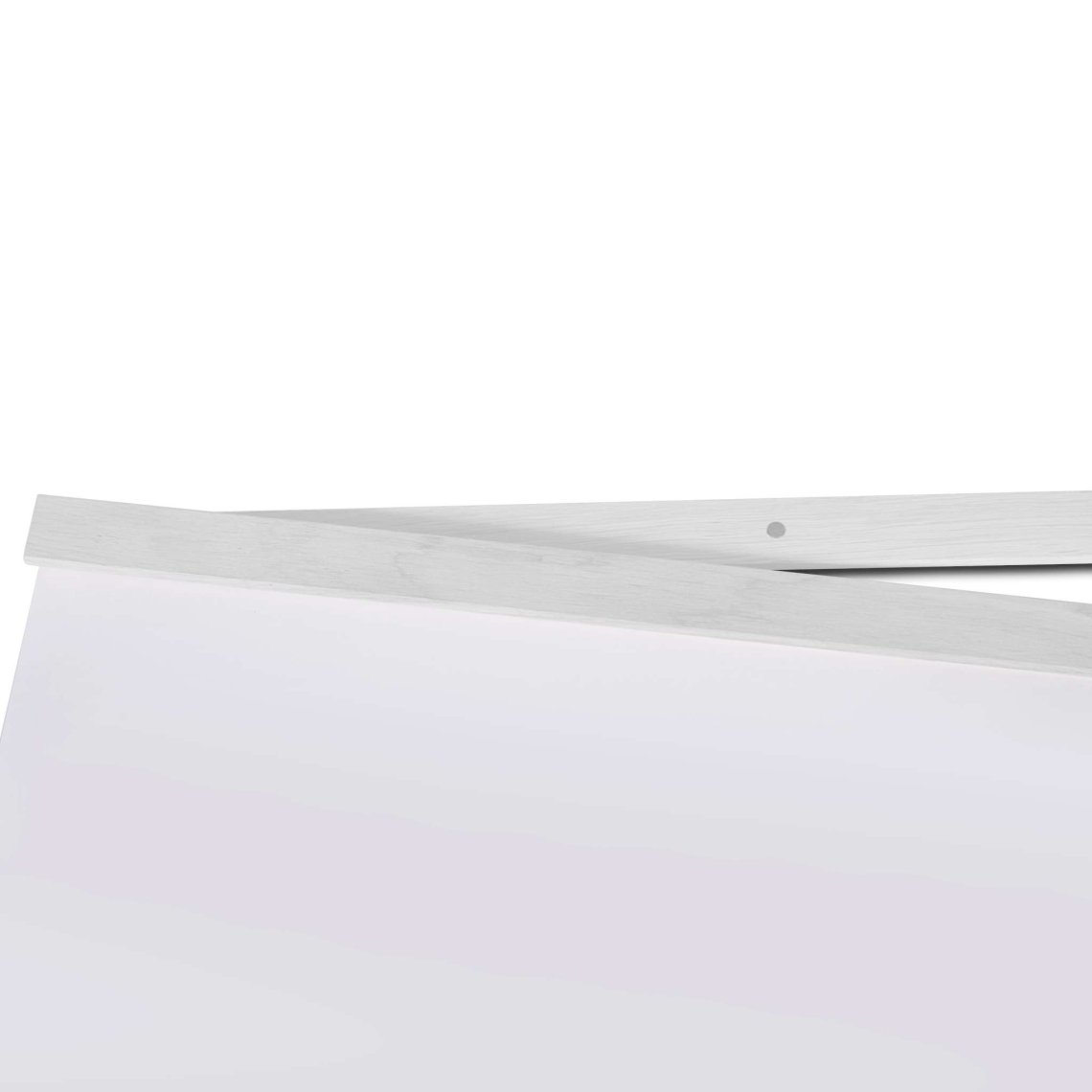 Magnetický dřevěný závěs na plakáty, 51 cm, bílý