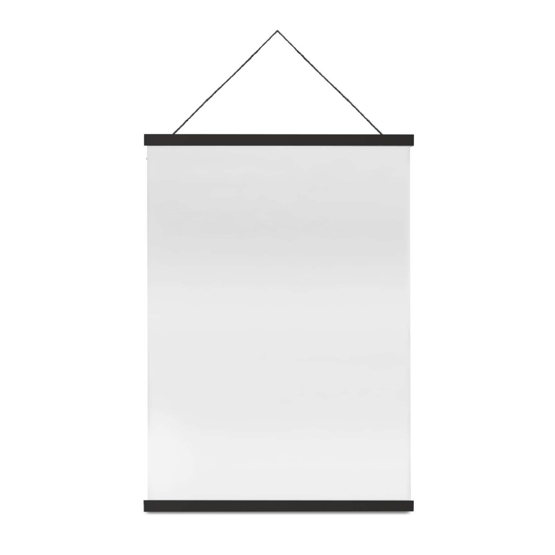 Magnetický dřevěný závěs na plakáty, 41 cm, černý